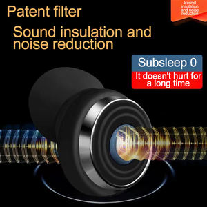 تصميم جديد عالي الدقة للبيع بالجملة سدادات سيليكون لإلغاء الضوضاء للنوم لمهرجان الحفلات الموسيقية - Product Image 5