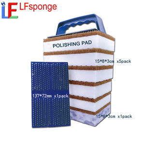 Polir les sols en <span class=keywords><strong>pierre</strong></span> Brosse à récurer multi-usage Brosse à coulis avec poignée, carrelage, terrasse, patio, marbre, brosses de nettoyage en profondeur pour salle de bain - Product Image 4