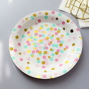 Nuovissimi Articoli <span class=keywords><strong>per</strong></span> Feste <span class=keywords><strong>di</strong></span> <span class=keywords><strong>Compleanno</strong></span> <span class=keywords><strong>per</strong></span> Bambini, Decorazioni Colorate a Tema Cartone Animato, Piatti <span class=keywords><strong>di</strong></span> Carta Usa e Getta da 7 Pollici - Product Image 4