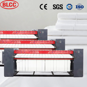 Repasseuse plate commerciale GPL entièrement automatique Repasseuse à gaz basse énergie pour <span class=keywords><strong>draps</strong></span> de lit Boîtier en acier inoxydable - Product Image 1