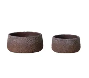 Design Cement Flower Pot Planter Multiple Size Antique Stone Home and Garden Deco Used with Flower/green Plant Round Shape