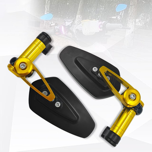 Rétroviseur pliable universel pour <span class=keywords><strong>moto</strong></span> de motocross, rétroviseur en aluminium, pièces de rechange pour <span class=keywords><strong>moto</strong></span>, accessoires pour Honda <span class=keywords><strong>Yamaha</strong></span> - Product Image 3