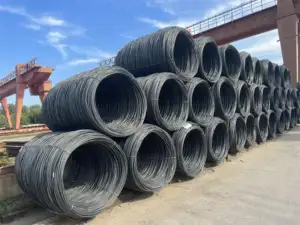 High Quality Sae 1008 Carbon Steel Wire Rod 5.5mm 6.5mm Hot Rolled Wire Rod Q195 SAE1008