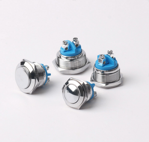 IP66 không thấm nước momentary Kim Loại chuyển đổi 16mm 19mm 22mm kim loại <span class=keywords><strong>push</strong></span> <span class=keywords><strong>button</strong></span> chuyển với vít khối thiết bị đầu cuối - Product Image 1