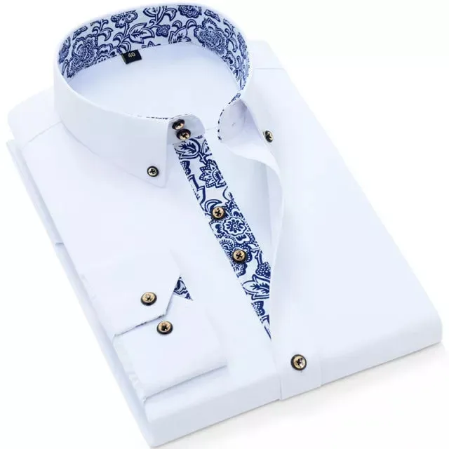 Men's formal Long Sleeve Business Shirts