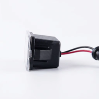 Lampe de plaque d'immatriculation LED blanche 12V étanche, Plug & Play, remplacement direct, éclairage extérieur de voiture pour réparation et amélioration de véhicules