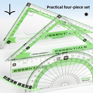 Juego de 8 Compases con Estuche Metálico, Regla, Triángulo y Herramientas de Medición para Dibujo Matemático - Product Image 3