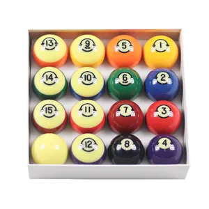 AKZ Essential Resin Snooker Pinball Set Includes 16 Chinese Black 8-Ball American 9-Ball Mother Edition Billiards Pool Sport