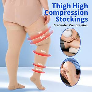 <span class=keywords><strong>Medias</strong></span> <span class=keywords><strong>de</strong></span> <span class=keywords><strong>Compresión</strong></span> <span class=keywords><strong>de</strong></span> Alta Calidad para Mujer, Talla Grande, 2030 mmHg, para Hospital y Clínica - Product Image 5
