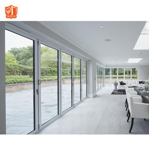 Exterieur Aluminium Vouwdeur Thermische Breuk Bi Vouw Deur Voor Tuin En Terras - Product Image 4