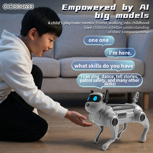 Divertenti Giocattoli Educativi per Bambini: Cane <span class=keywords><strong>Robot</strong></span> in Plastica con Funzioni AI, Alimentato a Batteria - Product Image 3