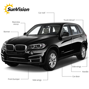 Film <span class=keywords><strong>de</strong></span> <span class=keywords><strong>protection</strong></span> <span class=keywords><strong>de</strong></span> peinture automobile en TPU auto-cicatrisant <span class=keywords><strong>anti</strong></span>-rayures en satin noir mat PPF adhésif 15m résistant aux UV - Product Image 4