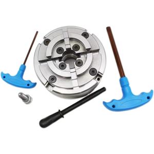 Đầu cặp gỗ tự định tâm 4 chấu 5 inch M40X2 dành cho cửa hàng bán lẻ và nhà máy sản xuất - Product Image 1