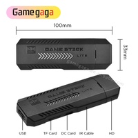 Gamegaga X2 Game Stick 4K GD10 Plus Console de jeu TV HD 64 Go/128 Go 35000+ jeux Contrôleur sans fil Extension 256 Go Mini Classique