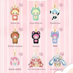 Moe Friends Series Coniglio Peluche Blind Box Figura Bambola Cotone PP Giocattolo Trendy per Ragazze Ciondolo Borsa Ornamento da Scrivania Ingrosso - Product Image 6