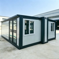 Casa Móvil Personalizada de 700 mm, 10 pies, 20 pies, Casa Contenedor Plegable Fácil de Transportar, Hotel y Oficina