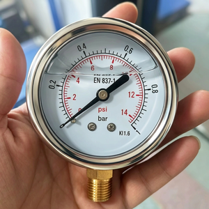 Oferta Especial: Instrumentos de Medición Industriales OEM de Acero Inoxidable Personalizables con Conexión Inferior Trasera y Medidor de Nivel de Aceite - Product Image 3