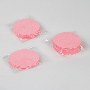 Éponge nettoyante pour le visage en coton de pulpe de bois naturel, ronde, pour démaquiller, exfolier, masque de boue, nettoyant exfoliant pour le visage, convient à tous les types de peau - Product Image 2