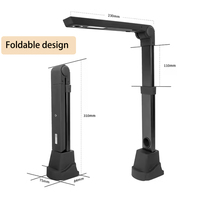Caméra de présentation de documents pour enseignants HDMI USB2.0 12MP, scanner de documents HDIM, caméra pour la télépratique et les présentations en classe