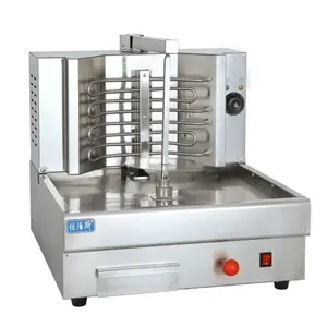 1-Brander Elektrische Commerciële Hamburger Party Maker Multi-Functionele Kebab Doner Shoarma Grill Machine Voor Restaurant