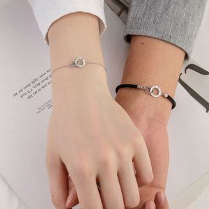 Dylam New Arrival Boyfriend Girlfriend Gift Trendy Designer S925 Silver 5A CZ Minimalism Charms <b>Couple</b> <b>Bracelets</b> - Product Image 4