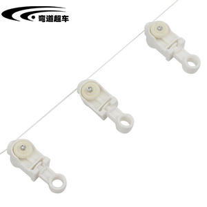 High Quality Electric Motor Metal Putting Ceiling Mount Curtain Track Gliders Curtain Tracking Rails Wave Curtain Track Gliders - Product Image 4