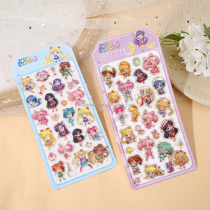 Adesivi 3D in Cristallo Kawaii <span class=keywords><strong>Sailor</strong></span> <span class=keywords><strong>Moon</strong></span>, Simpatici Adesivi in Resina Epossidica <span class=keywords><strong>Anime</strong></span> per Scrapbook, Diario e Decorazioni Fai-da-Te - Product Image 4