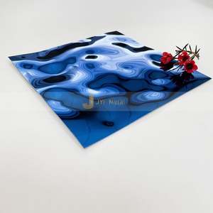 EX190 304 316 Best Quality Stainless Steel Water Ripple <b>Sheet</b> Water Wave Corrugated Stainless Steel <b>Sheet</b> for Ceiling Decoration - Product Image 1