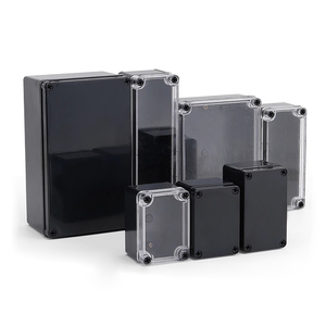 AG loạt Đen IP65 không thấm nước hộp điện <span class=keywords><strong>ABS</strong></span> phân phối bao vây PC không thấm nước bao vây điện hộp nối - Product Image 3