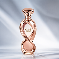Flacon de parfum personnalisé avec impression sérigraphique, design nouveau, de haute qualité, unique et élégant, flacon en verre vide avec vaporisateur.