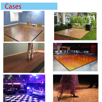 Tapis de danse portable personnalisé pour la pratique à domicile, revêtement de sol robuste, exercice professionnel