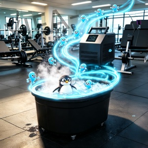Enfriador de Agua por Tornillo Industrial de 5 Toneladas para Baño de Hielo y <span class=keywords><strong>Piscina</strong></span> de Inmersión Fría - Product Image 5