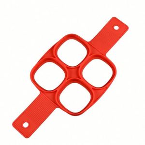 Dispositivo para freír ecológico de 4 orificios, sartén de silicona cuadrada para huevos, OEM/ODM - Product Image 1