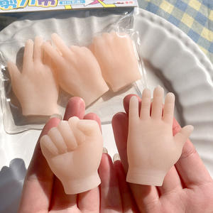 Juguete Antiestrés de TPR 3D con Forma de Humano Desnudo, Divertido Juguete de Roca, Papel y Tijeras para Niños y Adultos - Product Image 1
