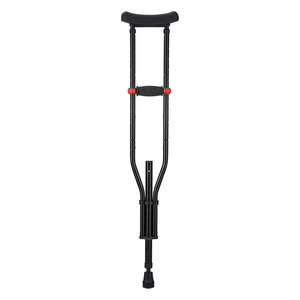 Aluminum Alloy Medical Double <b>Crutches</b> Adjustable Non Slip <b>Walking</b> Aid For Elderly And Disabled - Product Image 2