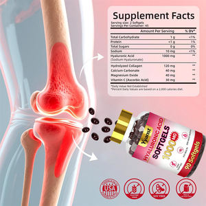 Cápsulas de Ácido Hialurónico de Liberación Rápida, Sin Azúcar, Hidratantes para la Piel, Vitaminas para Apoyar la Salud de las Articulaciones y los Ojos, GMP/HACCP, OEM/ODM - Product Image 6