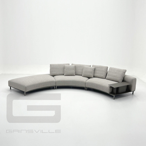Gainsville muebles modernos de alta calidad tapicería canapé sala de estar gris tela seccional esquina sofá conjunto - Product Image 4