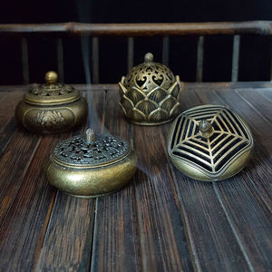 التصميم الأصلي لفائف البخور الموقد المحمولة مبخرة للدراسة غرفة الشاي والتأمل هدية ممتازة لقضاء العطلات - Product Image 6