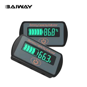 Bw-Ly7 Digital LCD 3s 12V 24V 36V 48V Acid Lead Lithium Battery Voltage Capacity Indicator Meter Tester monitor