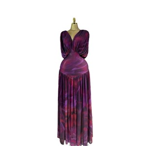 Abiti Autunnali da Donna <span class=keywords><strong>con</strong></span> Scollo a V Arricciato, Maniche a Pipistrello e Stampe, Moda Sehe - Product Image 4