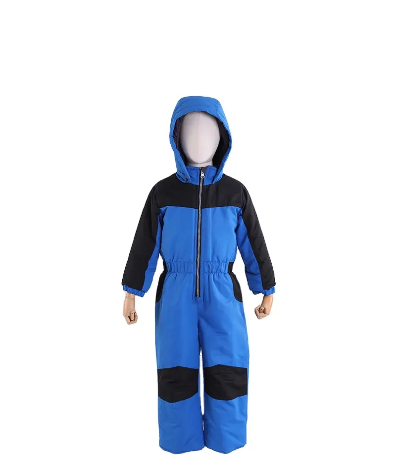 Custom Kids Windproof Waterproof Warm Snowsuit One Piece Jumpsuit Winter Snow Ski Suit Jacket