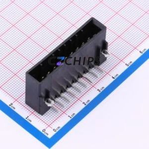 HC-3810-9AW-05 Wire-to-Board Pin Header Bent Lead Through Hole,P=3.81mm Connector 1x9P 3.81mm Right Angle Insert 9P - Product Image 1
