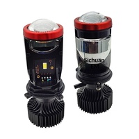 Lampe de lecture grossissante Y7, projecteur H4, mini projecteur à lentille bi-LED dans le système d'éclairage automobile, ampoules de phare LED Y7 pour voiture 120W