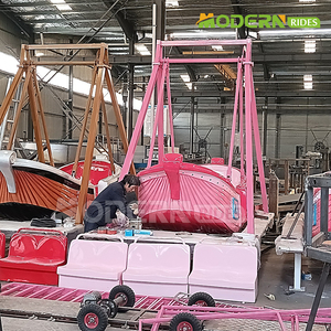 เรือโจรสลัดไฟเบอร์กลาสขนาดเล็กสำหรับเล่นสนุกกลางแจ้ง/ในร่ม ขายดี กำลังเป็นที่นิยม - Product Image 6