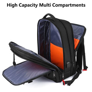 Zaino da Viaggio Leggero ed Estensibile, Casual e alla Moda, per Uomo e <span class=keywords><strong>Donna</strong></span>, Grande Capacità, Borsa per Laptop in <span class=keywords><strong>Oxford</strong></span> Impermeabile e Resistente - Product Image 4