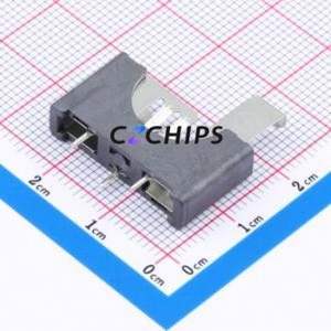 BS-05-A4BK002 Button & Strip Battery Connector Through hole Component (THT) Connector Battery Holder CR2032 Phosphor Bronze Tin - Product Image 2