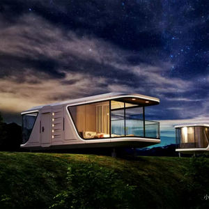 Carcasa de aluminio completa de alta calidad, casa móvil, cápsula espacial móvil, Hotel, Instalación rápida para centro comercial al aire libre, Hospital, edificios de oficinas - Product Image 5