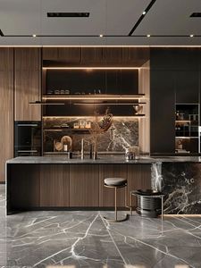Conjunto de armario de cocina modular, conjunto de muebles de cocina, armario de cocina de alta calidad para todo el hogar, personalizado - Product Image 5