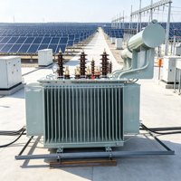 Transformateur de distribution triphasé immergé dans l'huile pour usage agricole et parcs industriels, 50KVA, 80KVA, 100KVA, 125KVA, 6kV, 10kV