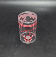 Tube cylindrique en acétate transparent personnalisé avec couvercles, tube cylindrique en PVC PET transparent avec une bonne qualité de colle